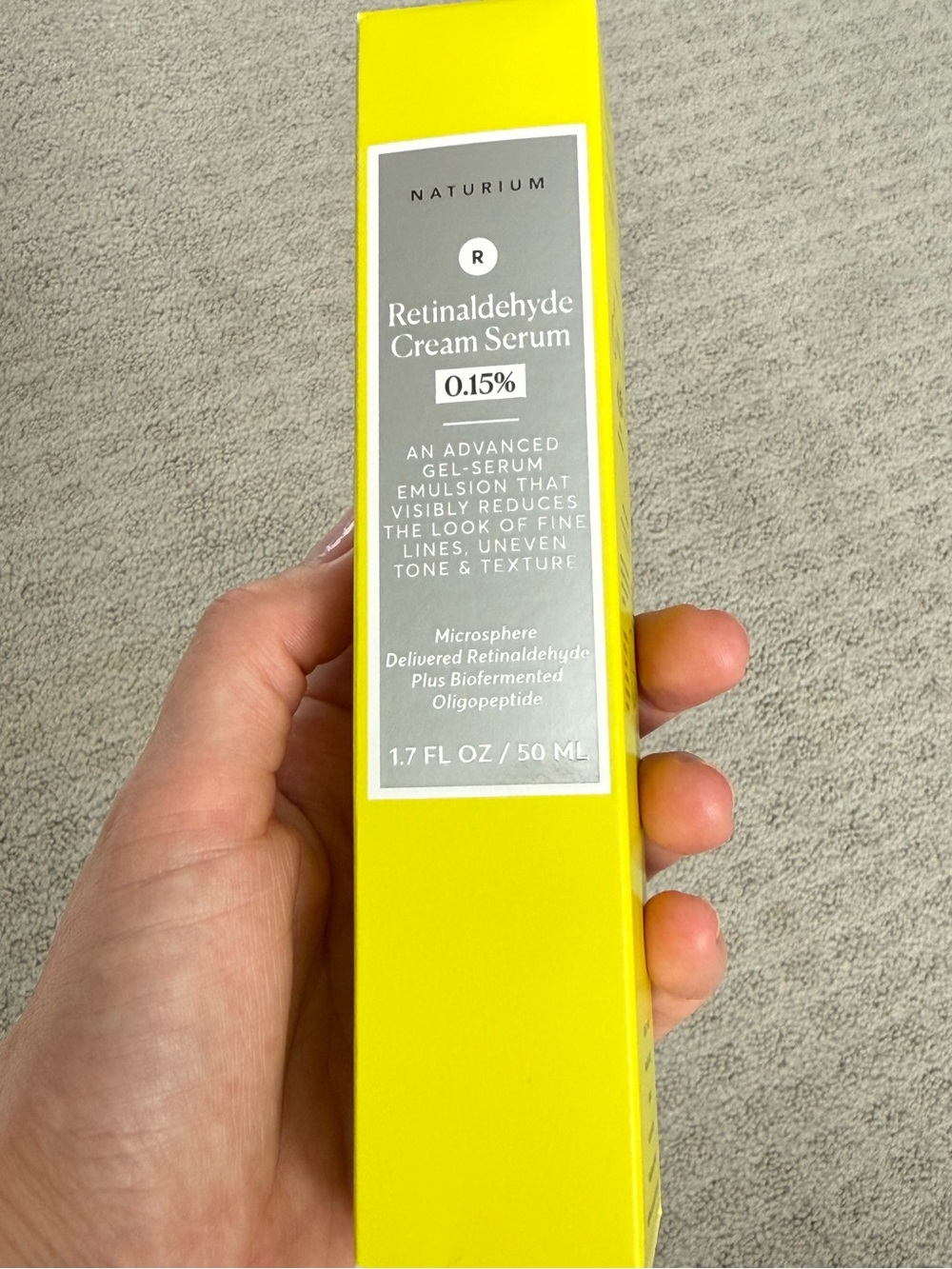 NIB Naturium Retinaldehyde Cream Serum 0.15% 50ml